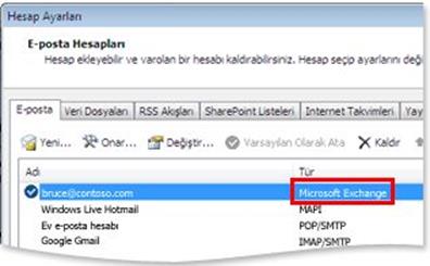 Bir Exchange Server hesabı kullanmadan e-posta iletilerini otomatik olarak yanıtlama