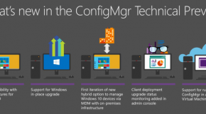 System Center Configuration Manager vNext Technical Preview (SCCM2016) Version ile Gelen Yenilikler