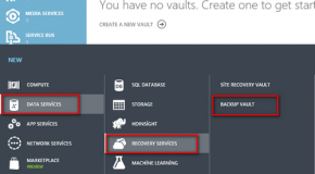 Microsoft Azure Backup Vault Oluşturulması