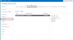 Exchange Server 2016 Accepted Domain Yapılandırması