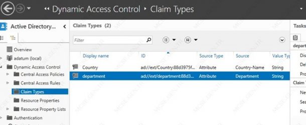 Dynamic Access Control Nedir Bölüm 3