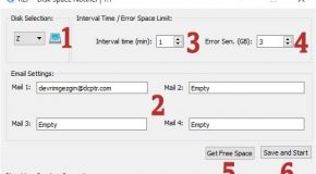 Disk Space Notifier