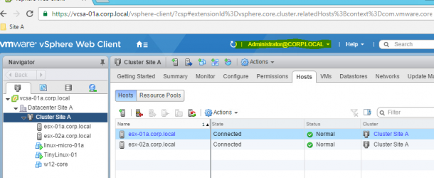 VCenter 6.5 Single Sign-On ekranında “Use Windows Session authentication” aktifleştirme.